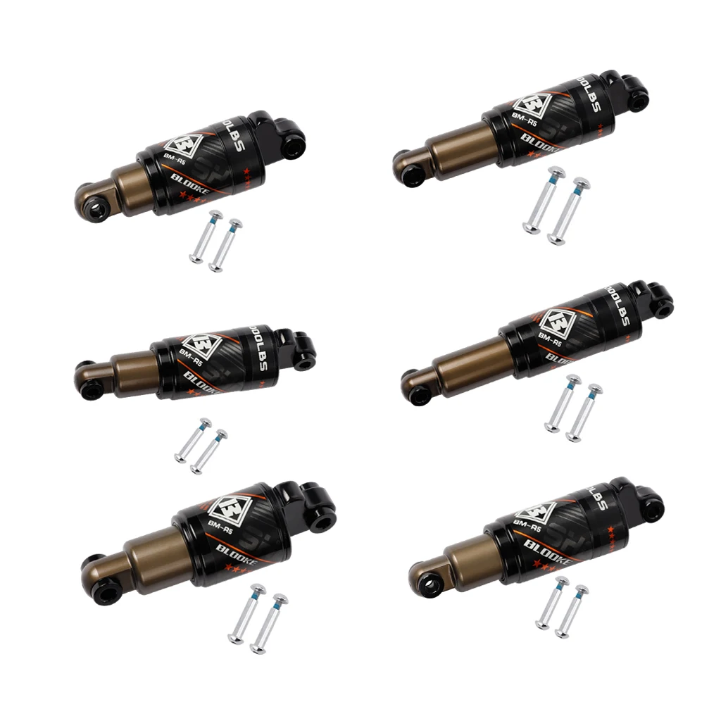 Bike Rear Shock Absorber 120mm 125mm 150mm 165mm 190mm Mountain Bicycle Damping Shocks Cycling Shocking Accessories Absorber