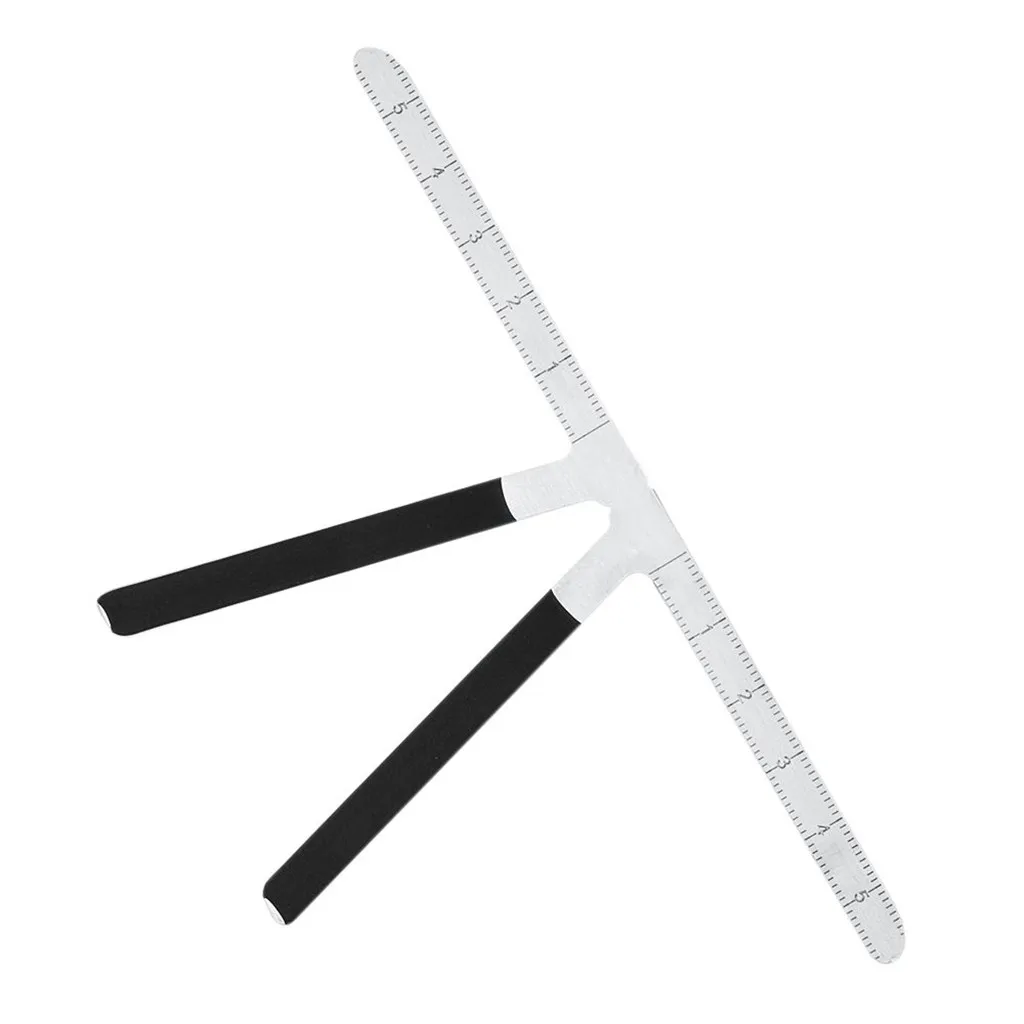 Three-Point Positioning Permanent Makeup Tools Eyebrow Caliper Stencil Ruler