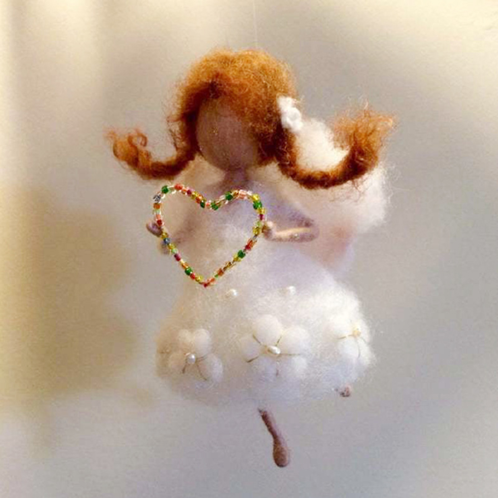 Fairy Girl Wool Needle Felting Wool Felt Material Kit Set for Beginners