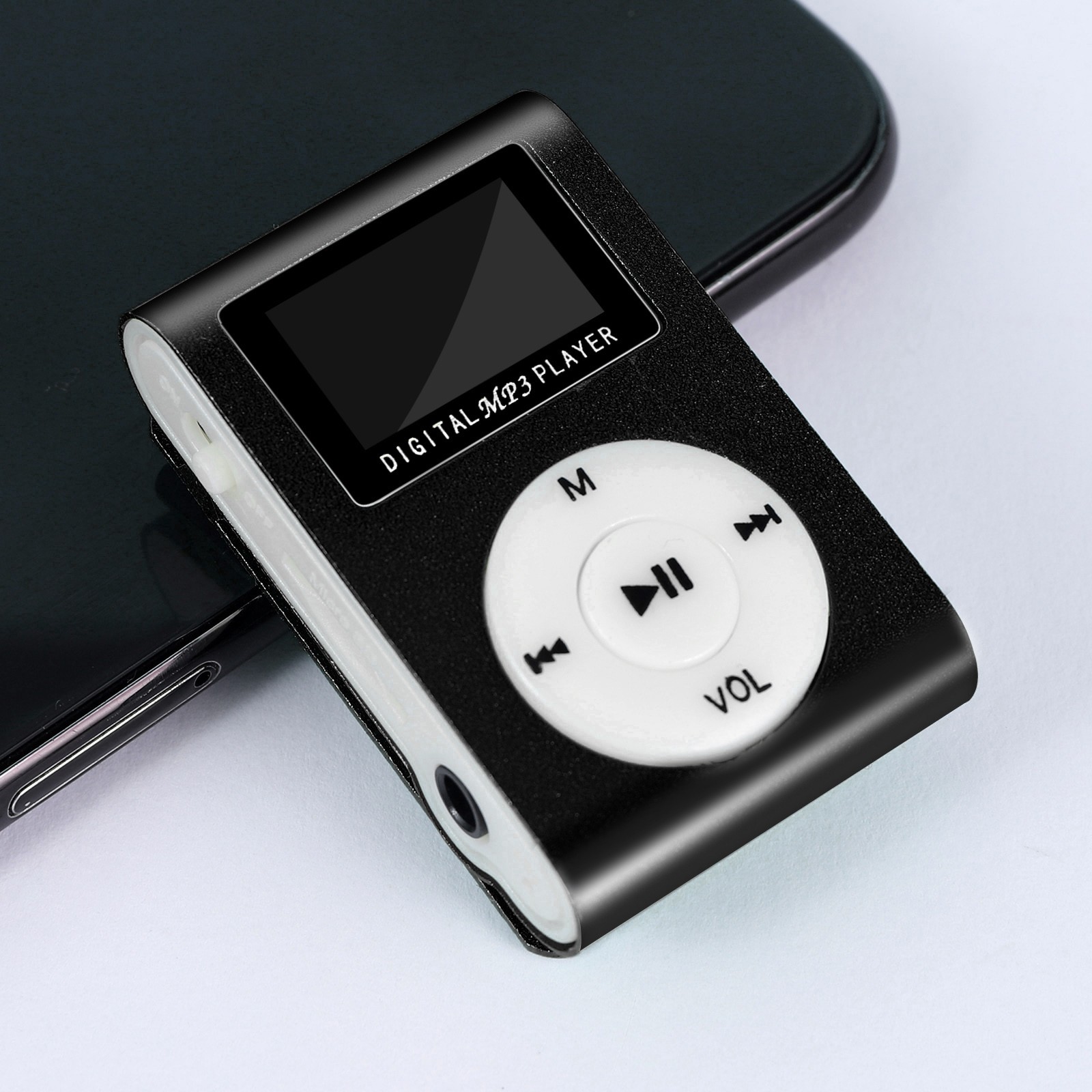 Title 19, Mini MP3 Player USB Clip Portable MP3 Music Pla...