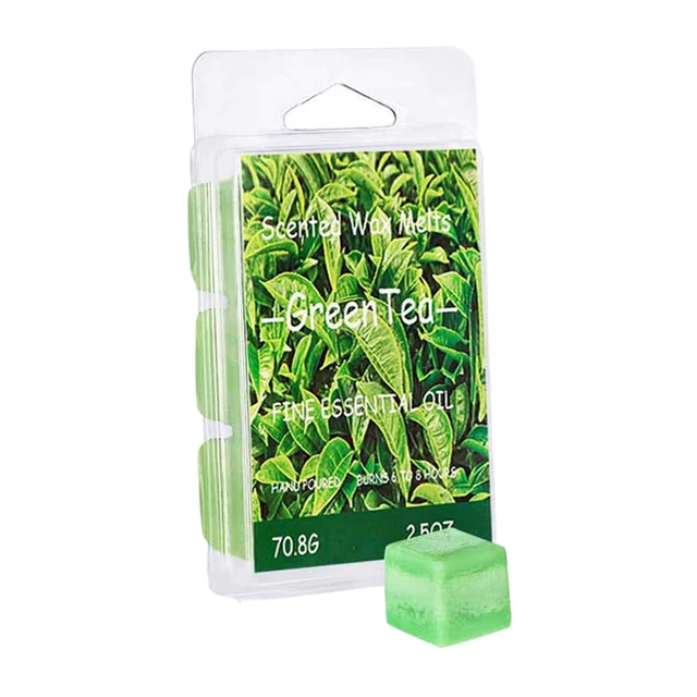 Soy Wax Scented Wax Melts for Assorted Wax Warmer Cubes/Tarts -  Jasmine,Vanilla,Rose, Aloe, Lavender,Sandalwood,Apple, Green Tea