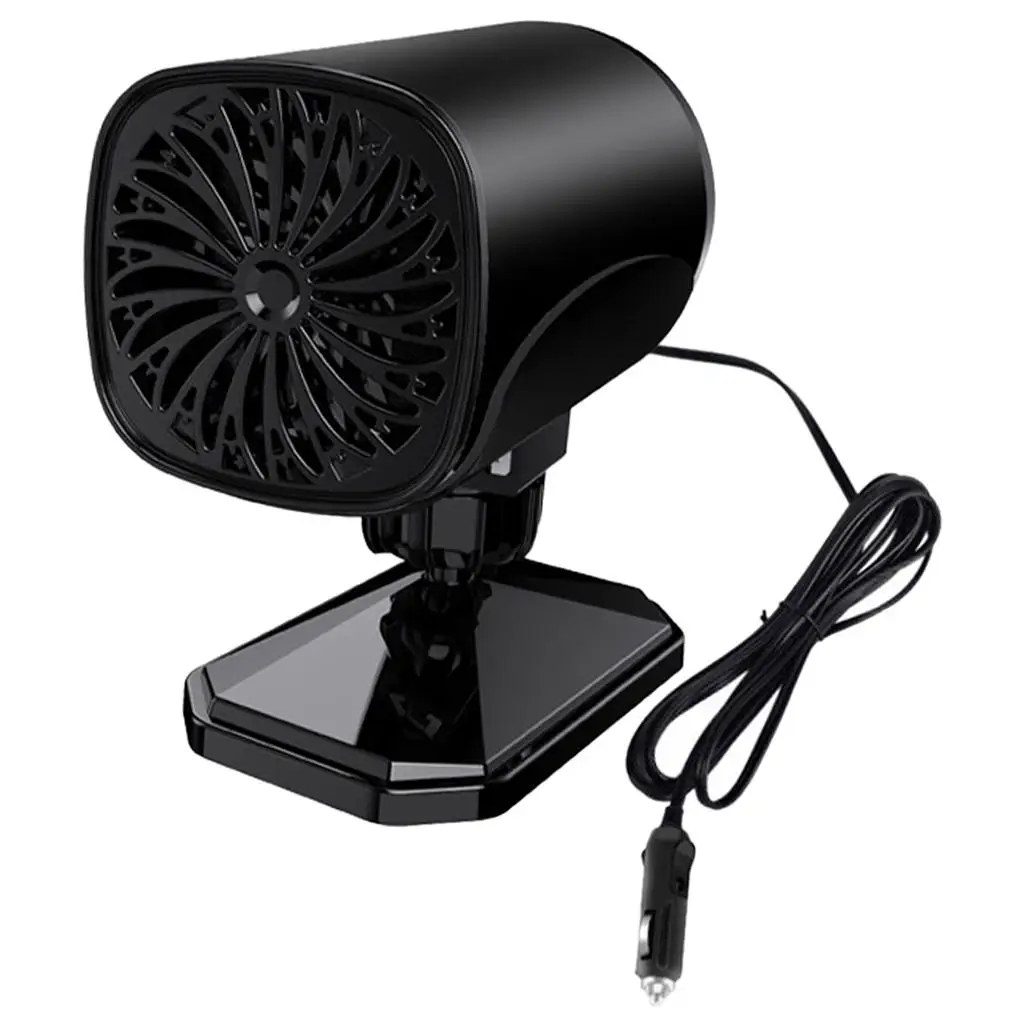 Portable Car Heater Quickly Defrost 120W with Heating Cooling Modes Heat Cooling Fan 360 Degree Rotary Base Auto Dryer Defogger