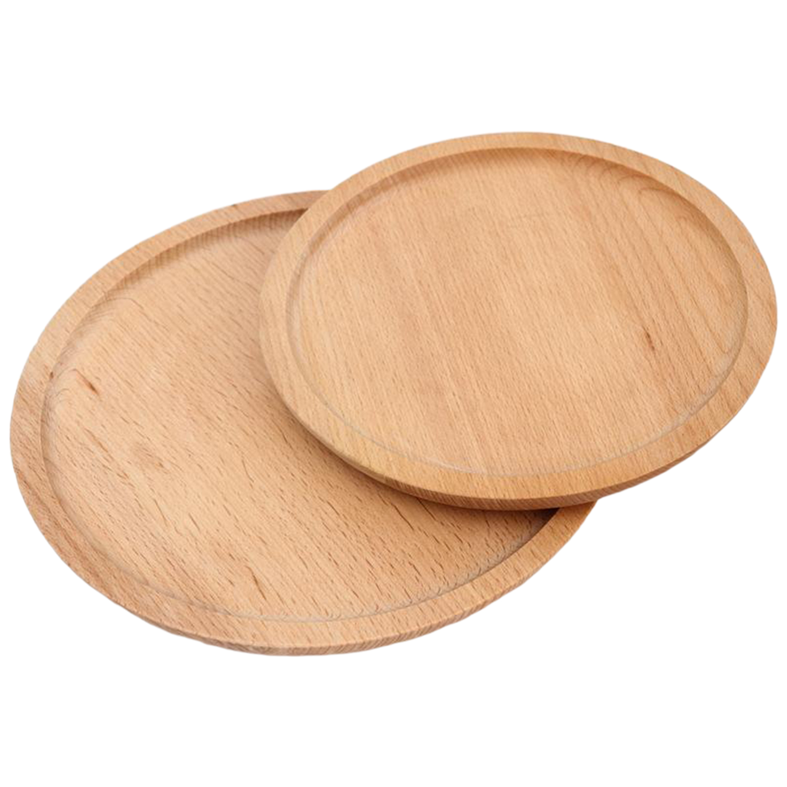 Wood Serving Plate Round Serving Tray Fruit Dessert Cake Snack Candy Platter Wooden Dishes