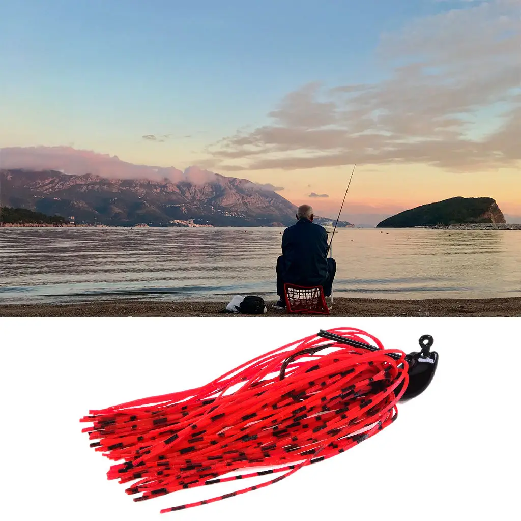 Bass Fishing Jigs - Flipping Jigs, Swim Jigs, Football Jigs - Silicone Skirts, Streamlined Head, System, Fishing Lures
