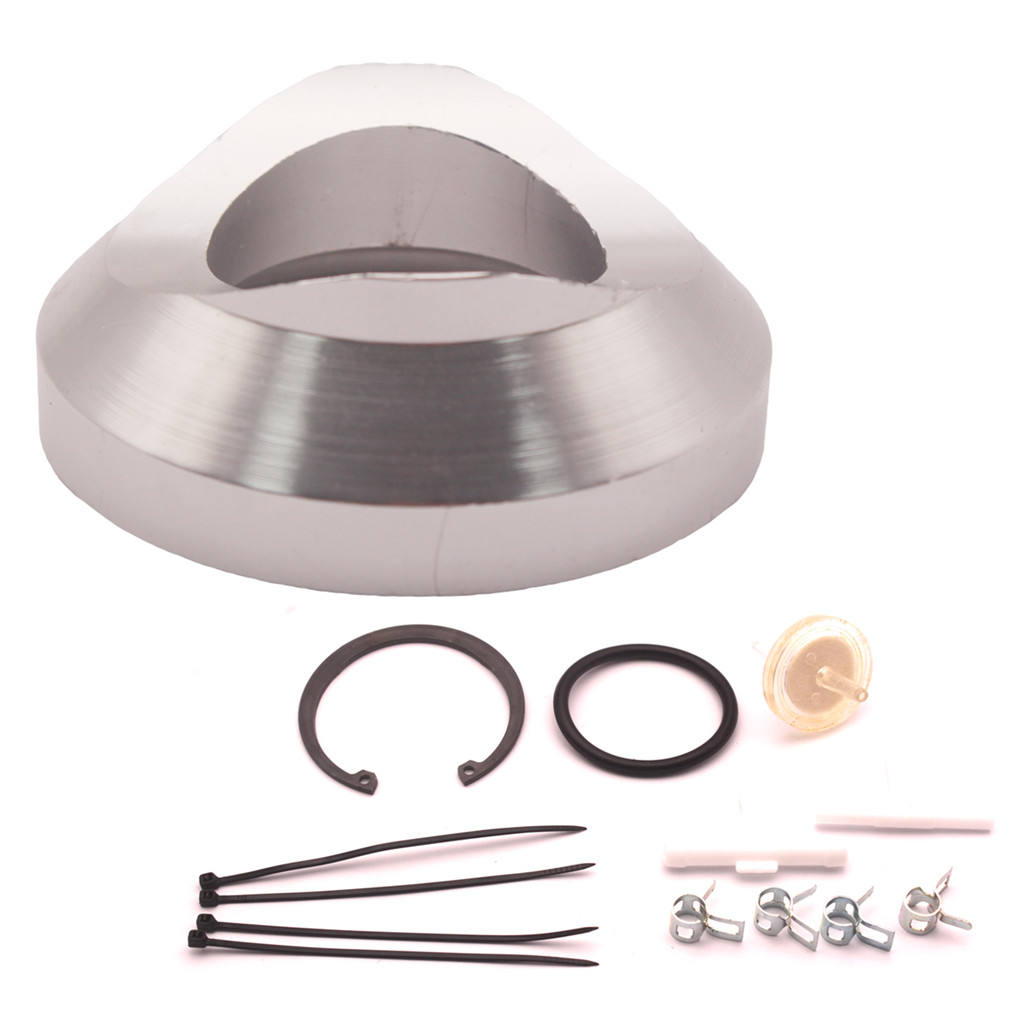 1Set Flange Adapter + Filter + Clamp For  SSQV SQV Adaptor Blow Off Valve
