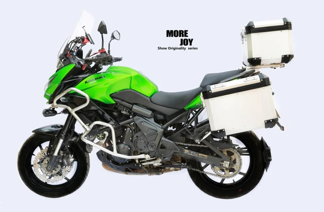 For Kawasaki Versys 650 Aluminum Side Box Motorcycle Trunk Tail 