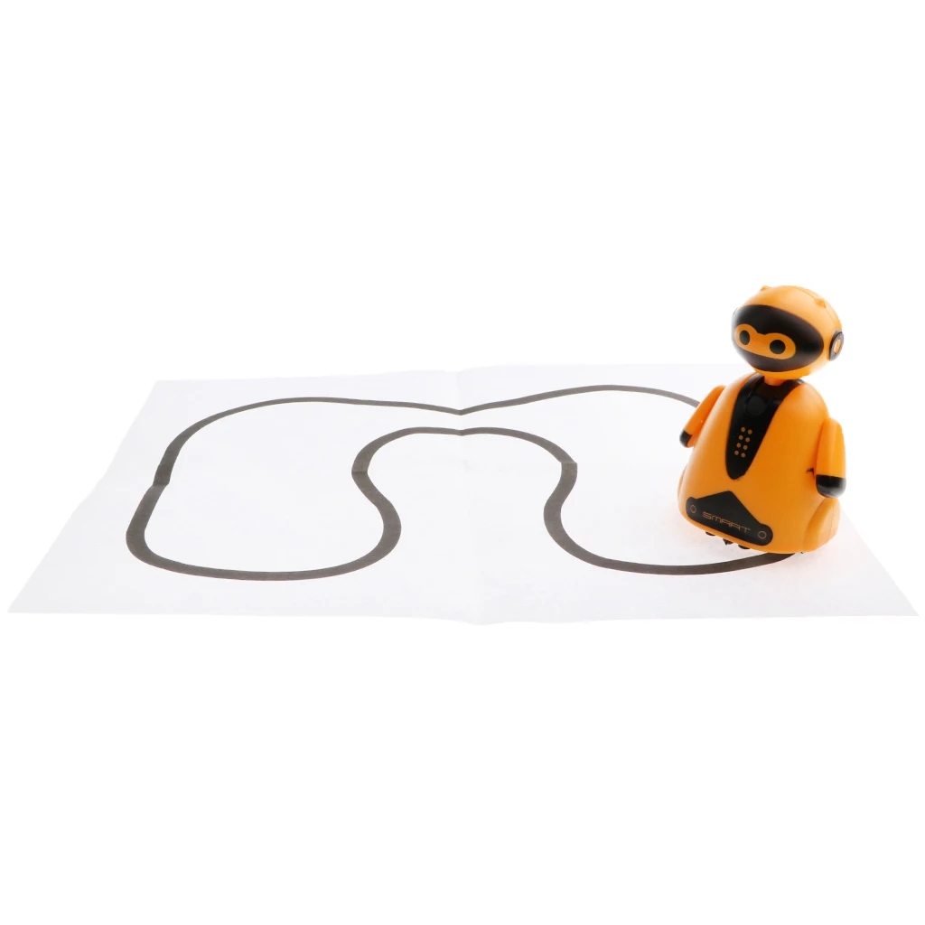 Mini  Toy Kids Inductive Robot Pen Draw Lines Robot Random