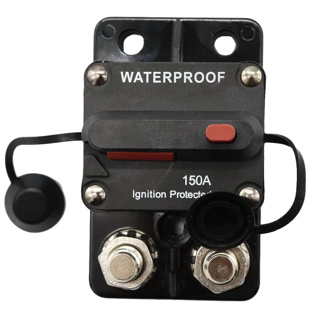 150A Circuit Breaker Switch with Manual Reset Waterproof for Marine Car