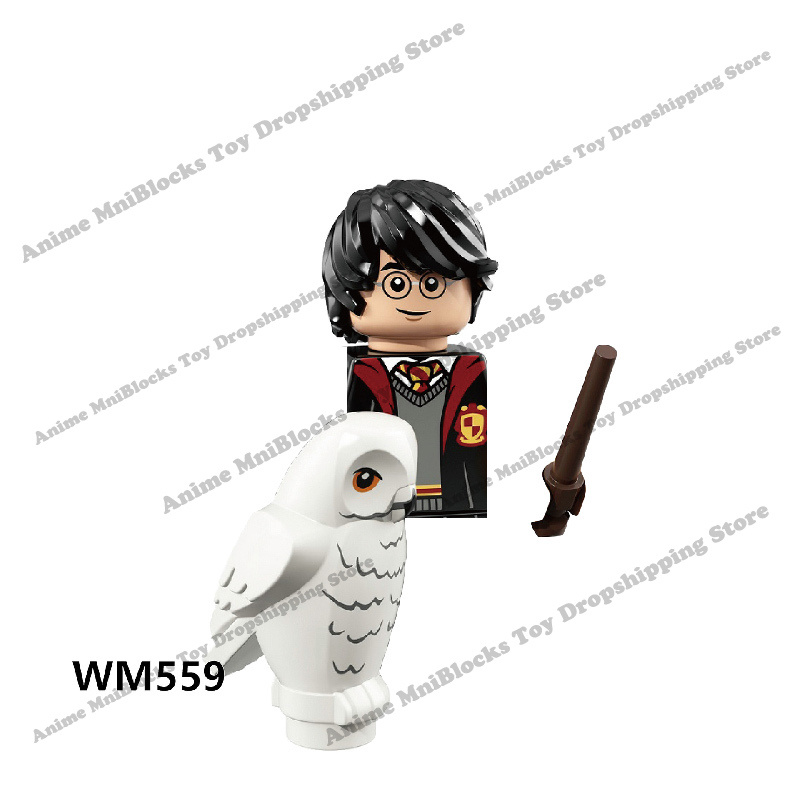WM6040 WM6041 WM6059 Movies plastic Harried mini bricks action figure building blocks Assembly Toys for children birthday gifts