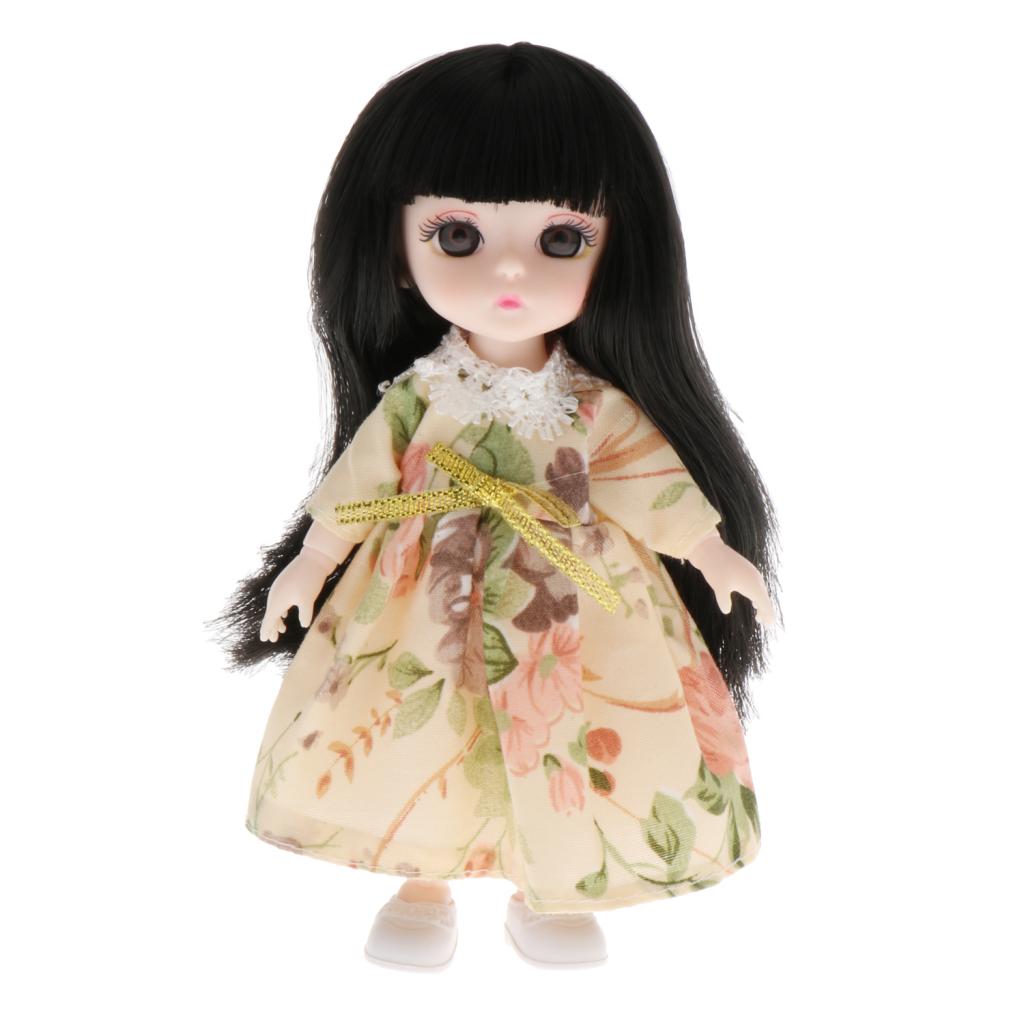 1/12Scale Ball Jointed ob11 Doll Articulated Collector Doll Fully Poseable