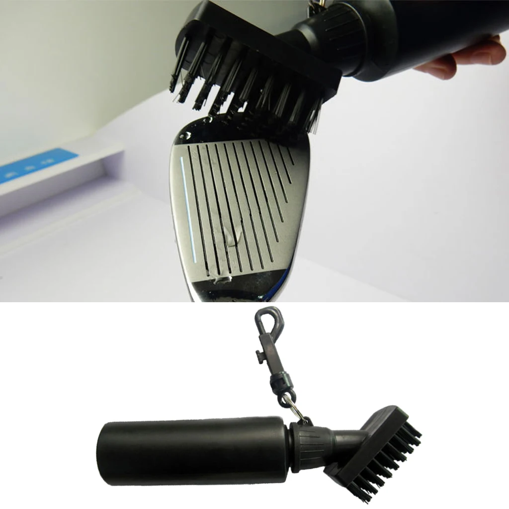 Golf Club Wet Cleaning Brush Professional Water Dispense Detachable Cleaner with Water Bottle
