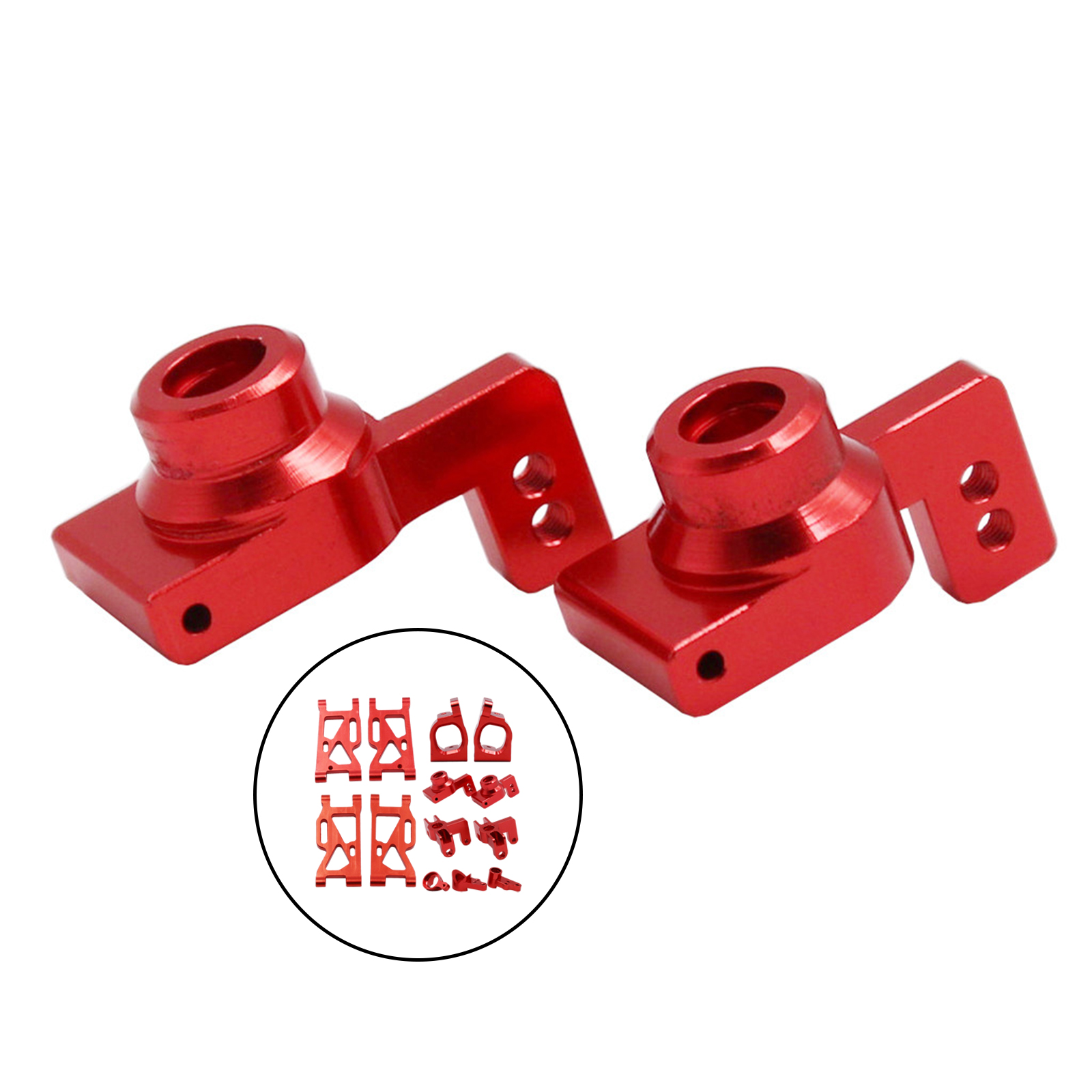 1/14 Wltoys 144001 Remote Control car Full car Metal accessories C block Front and rear Swing arm steering cup Set