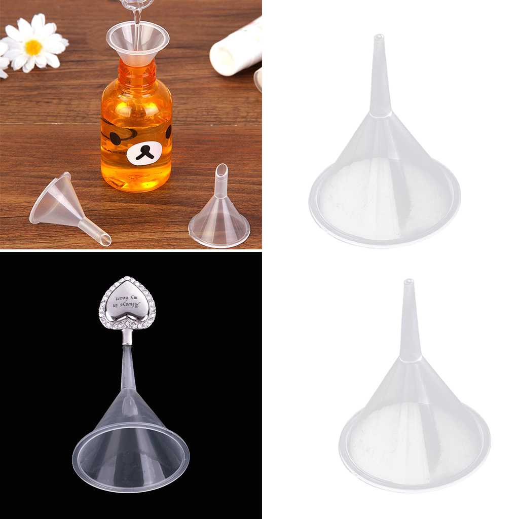 3pcs Lot Plastic Mini Funnel for Essential Oil Bottles Filling Tool Lightweight Portable Tiny Plastic