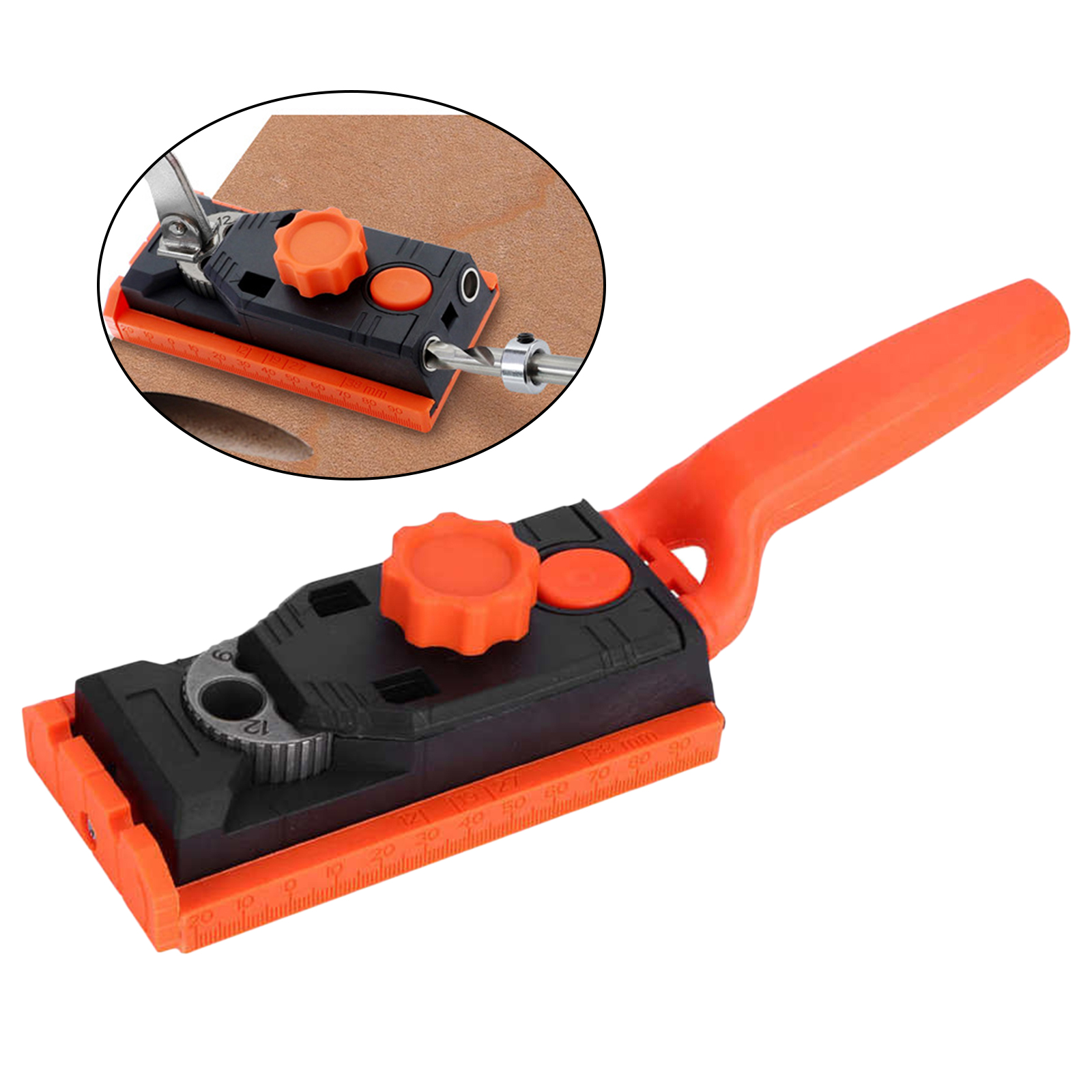 Pocket Hole Clamp Jig Angle Drill Guide Kit Hole Punch Positioner Drill For DIY Woodworking