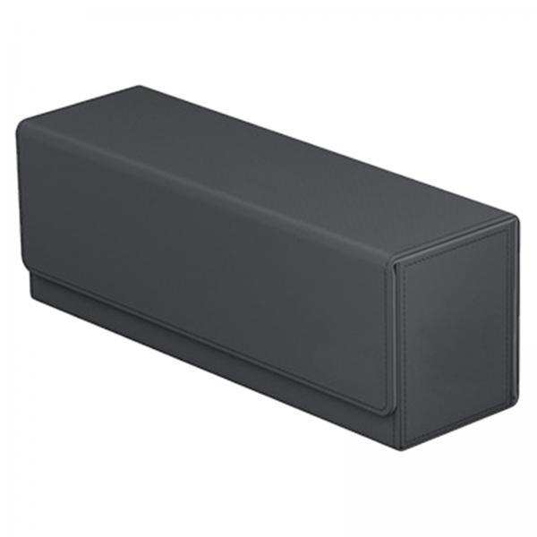 2x400 CARD CASE + Divider-Trading Card Deck Box 310x95x115mm Grey