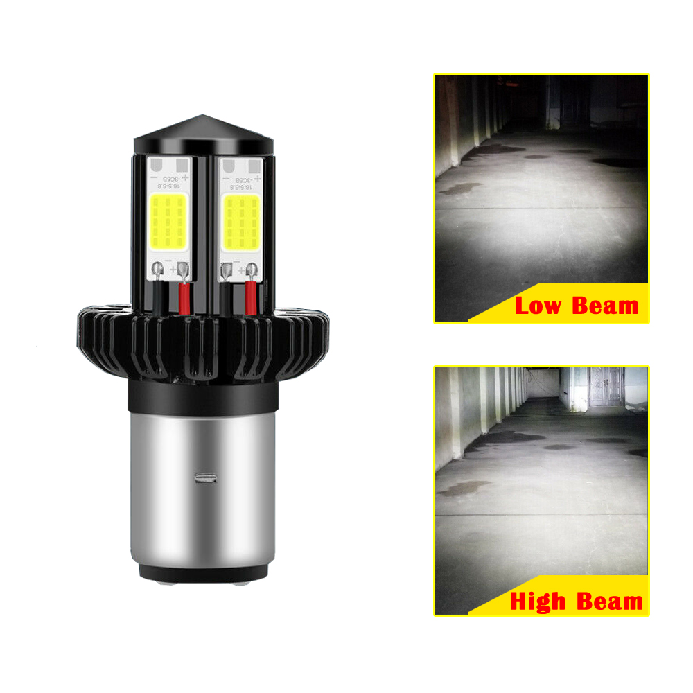 Ampoule De Phare De Moto LED M02E H4 HS1 BA20D P15D H6 3500LM 35W Pour