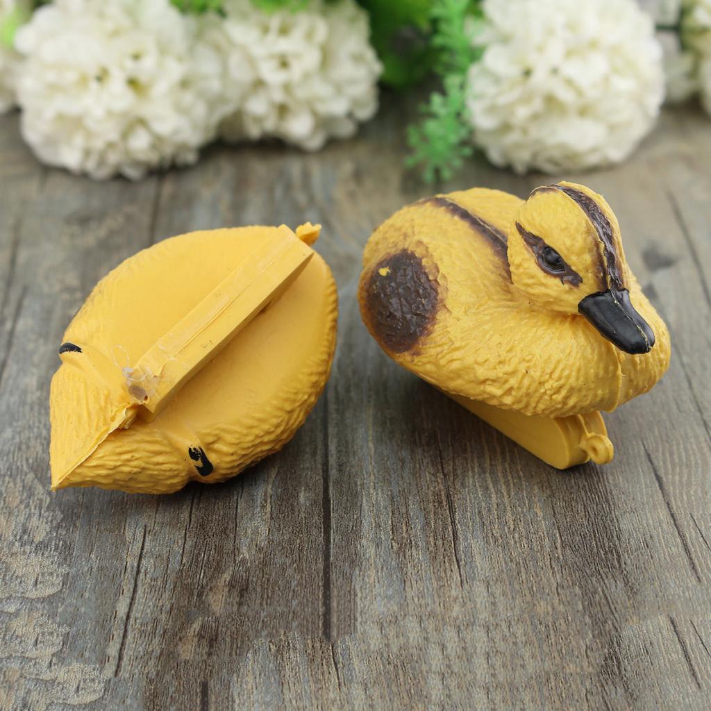 Baby Duckings Floating Decoy Ducks Fishing Tackles Plastic Garden Decoration Hunting Mallard Plastic Ornament Pond Koi Fish