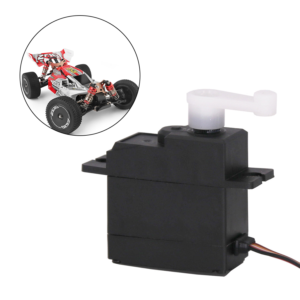 1/14 Scale RC Car 6kg Servo Steering Gear for WLTOYS 144001 1/14 Scale RC Car Parts Replacement