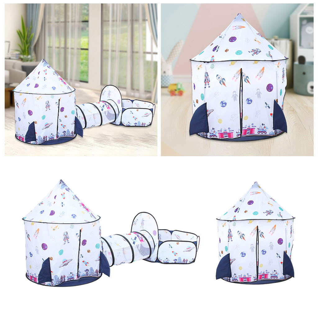 Play Tent Indoor/Outdoor Kids Astronaut Space Playhouse for Ball Pit Balls