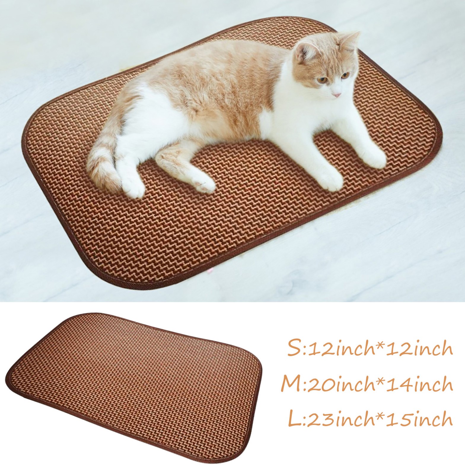 whisker city cat litter mat