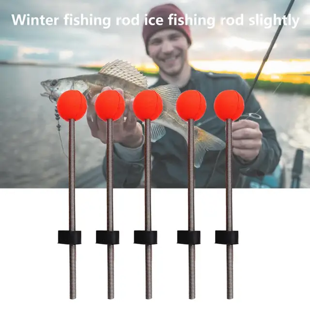 5Pcs Winter Ice Fishing Rod Top Tip Rod Bobber Indicator Extension Rods  Fishing Tackle Fishing Accessory Extension Rod - AliExpress