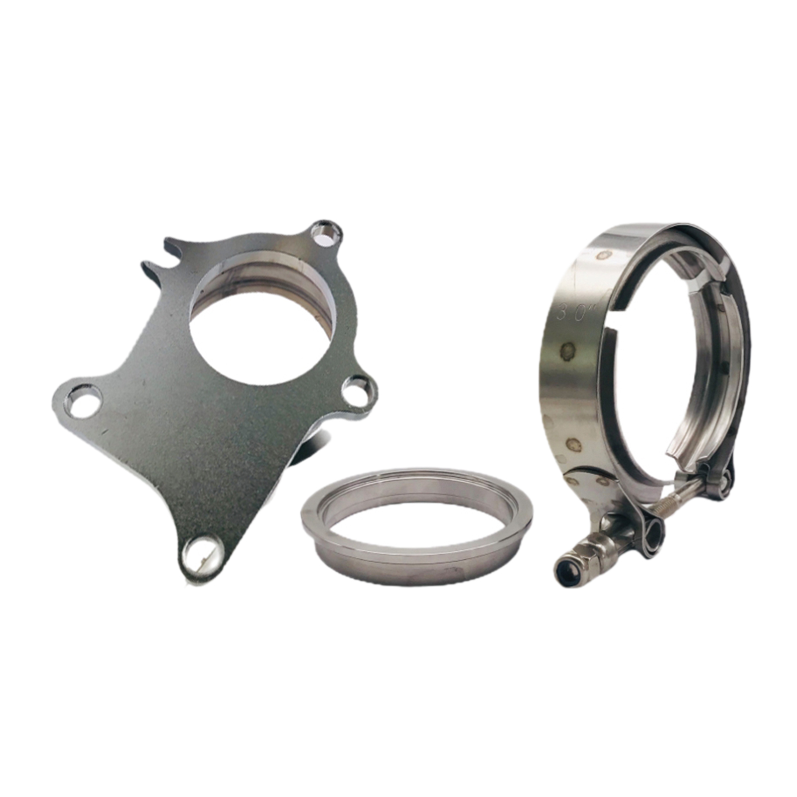 T3 T3/T4 5 Turbo Downpipe Flange to 2.5 inches V-Band Conversion Adaptor Kit