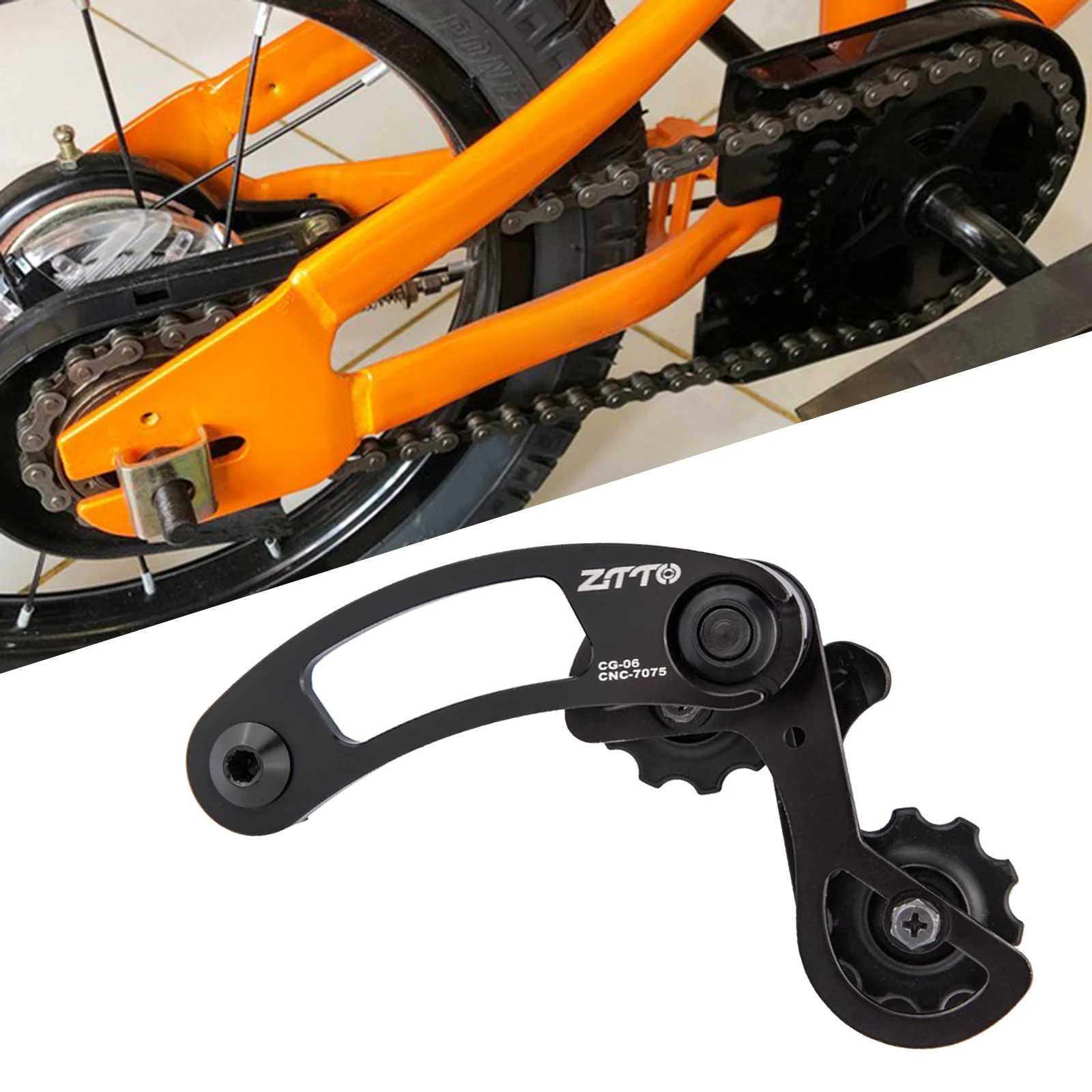 Bike Single Speed Chain Tensioner for Road Bike MTB Bicycle Cycling - Performance Aluminum Alloy - Easy Installation