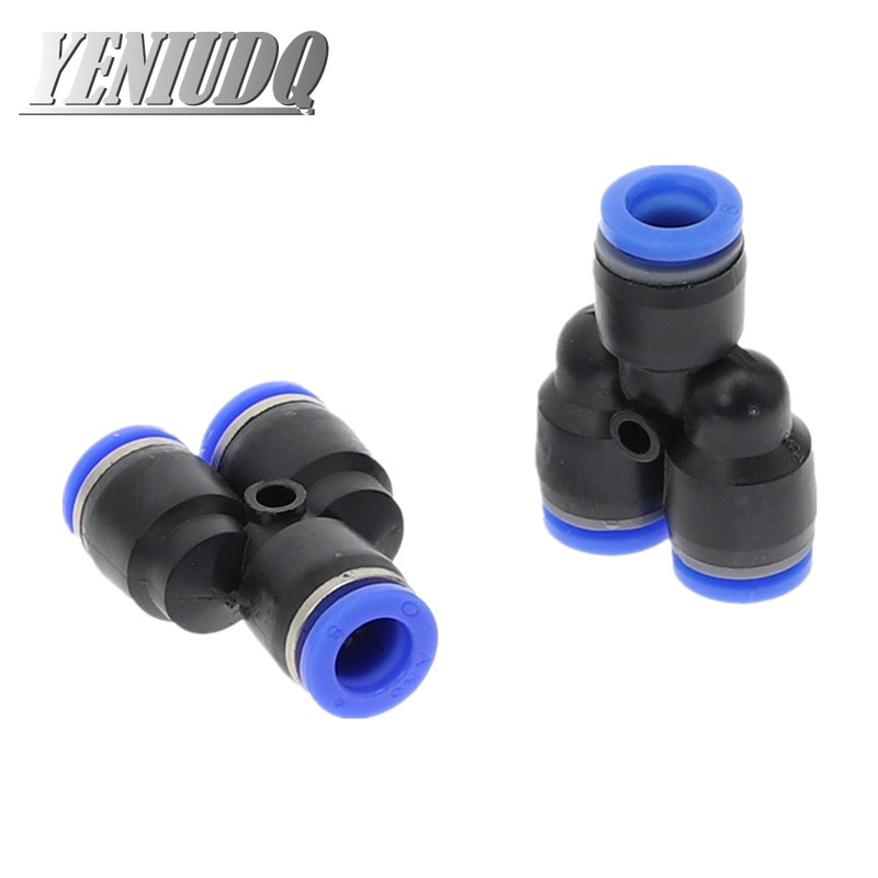 PY PW" 3-Wege-Y-Form Pneumatikverbinder für 4mm-16mm OD Schlauch, Push-in Gas-Kunststoff-Rohrverbinder, Schnellanschlüsse – Detail 23