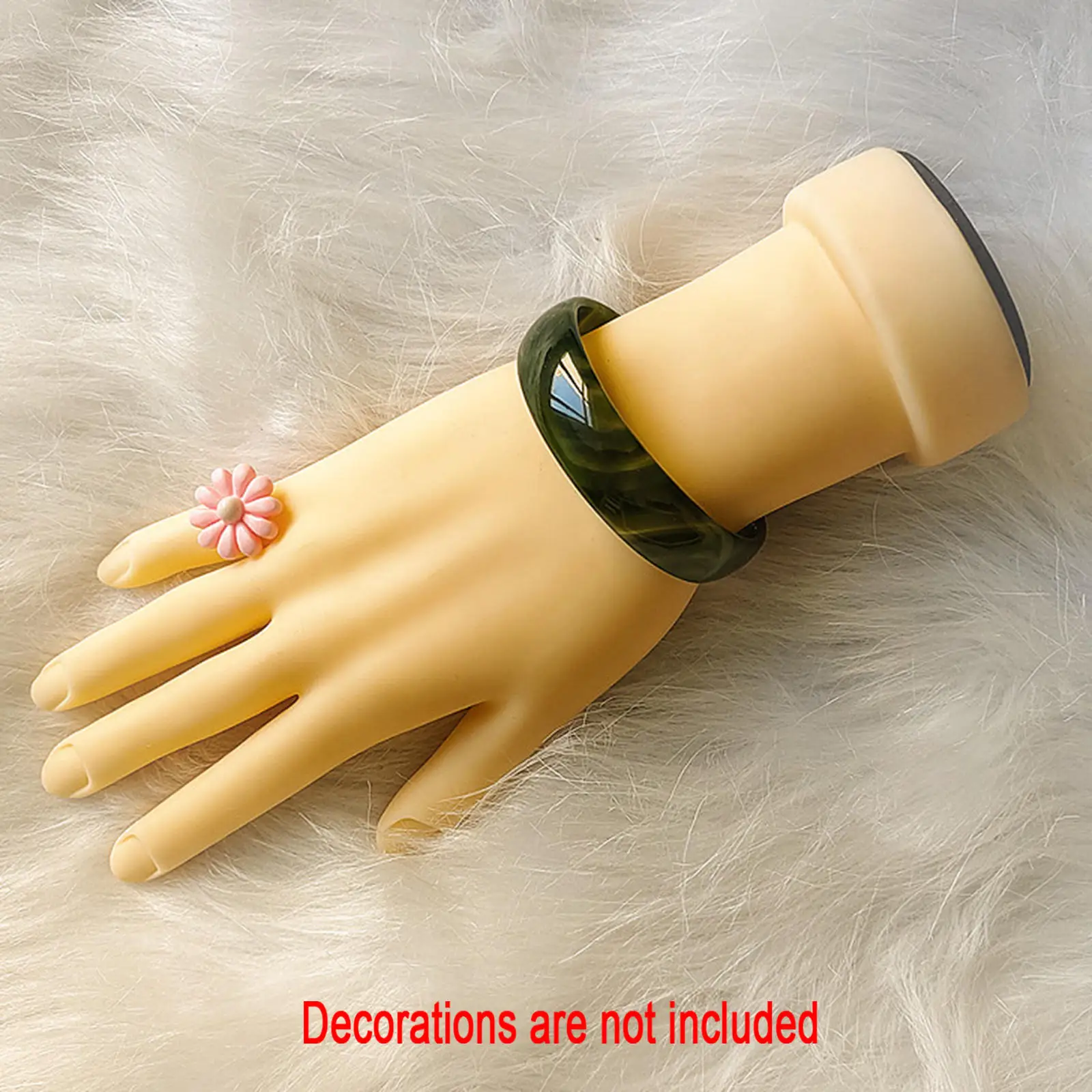 Nail Practice Hand Bendable Silicone Rubber Art Supplies Fake Model for Nails Practice