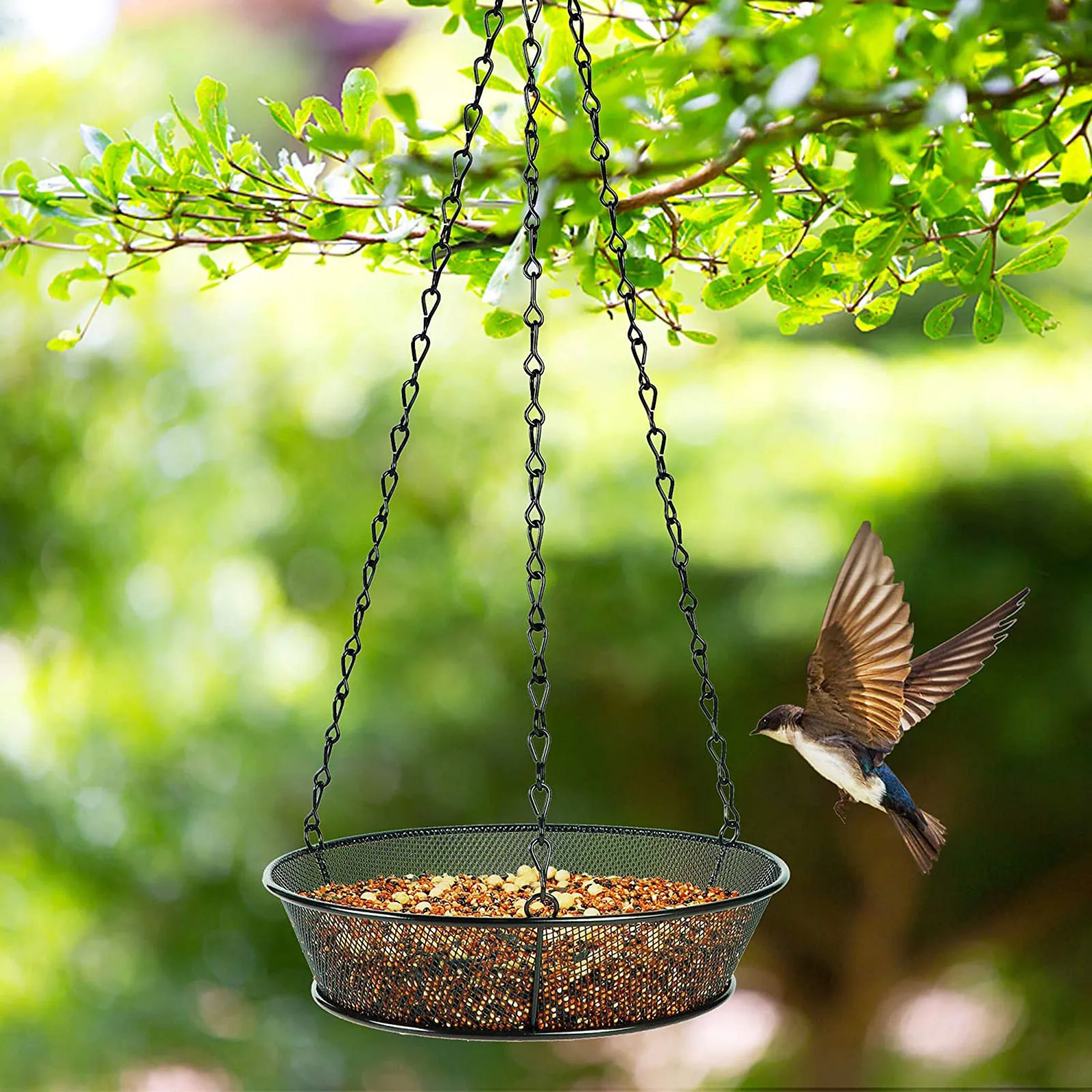 Hummingbird Feeder Bird Bowls Hanging Feeder Courtyard Bird Feeder Courtyard Villa Balcony Hanging Rainproof Pet Bird Feeder