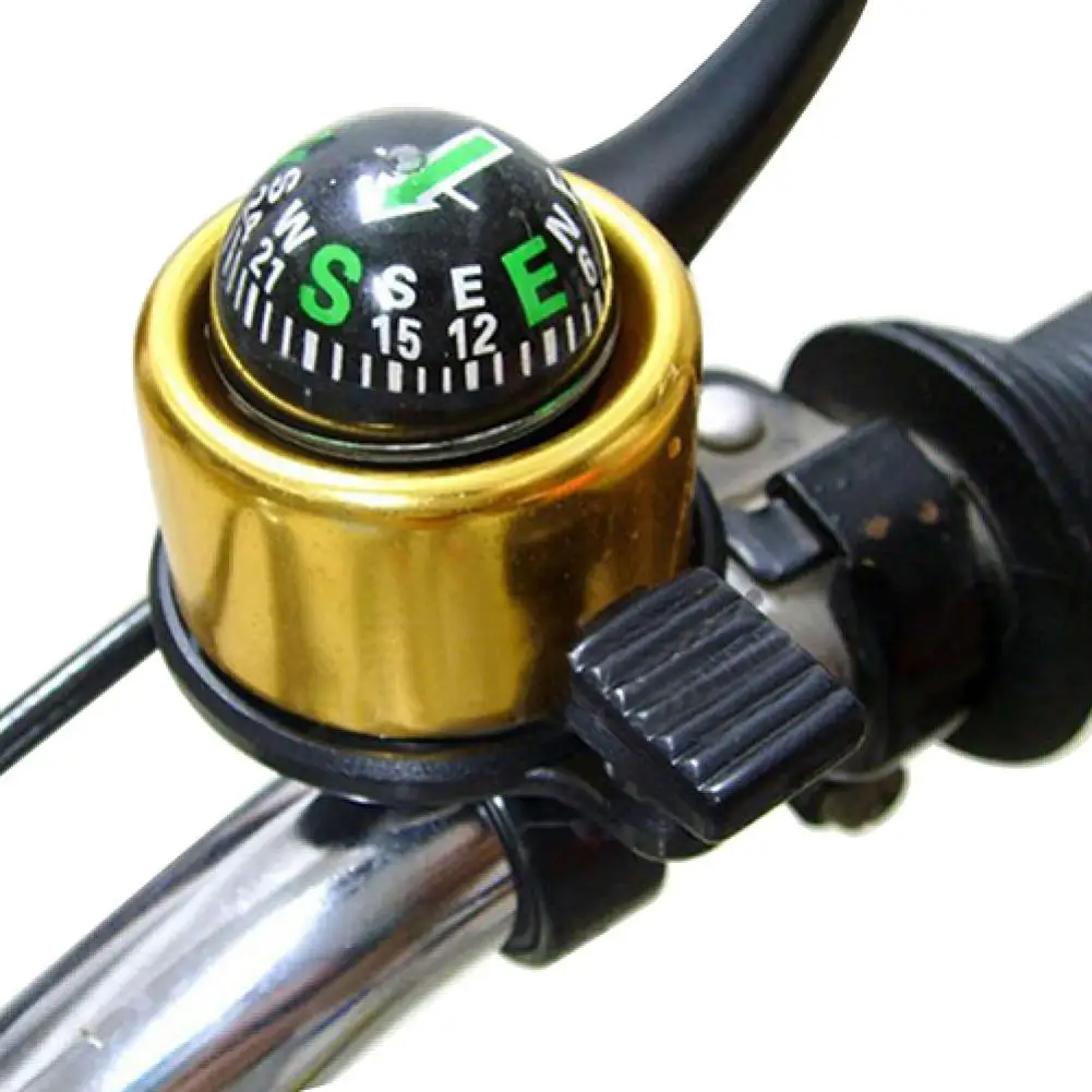New Bike Road Bicycle Cycling Handlebar Bell Ring Horn With The Compass FO RZ0HN 