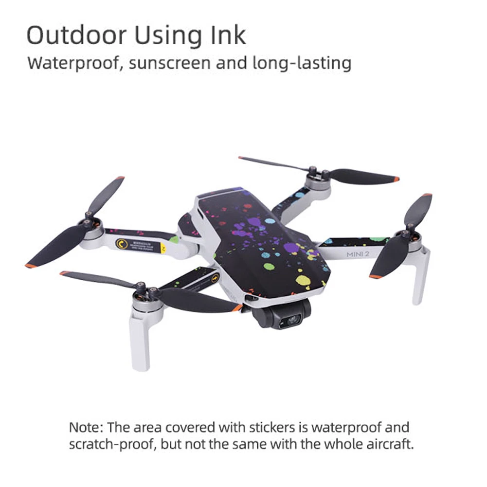 Details about   Drone Sticker Outdoor Ink Skin Cover Dustproof Protective Film For Mavic Mini 