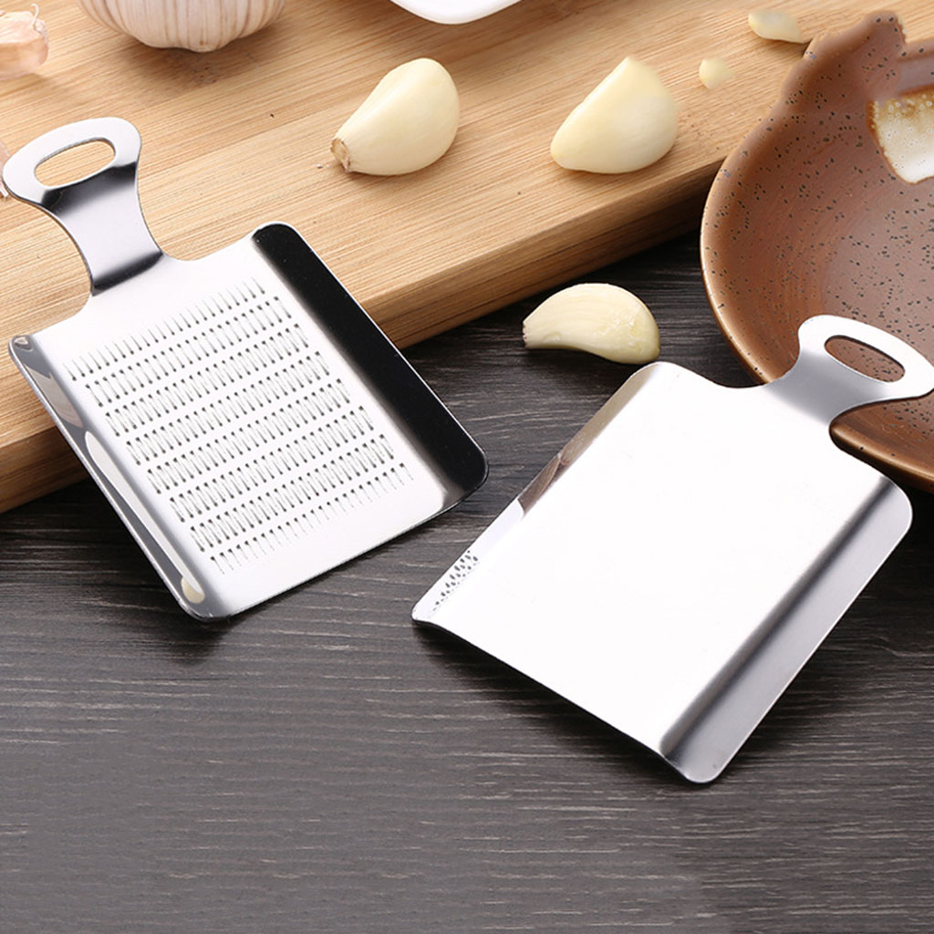 Stainless Steel Ginger Garlic Wasabi Grater Crusher Garlic Press Device Chopper Cutter Garlics Peeler Kitchen Tools