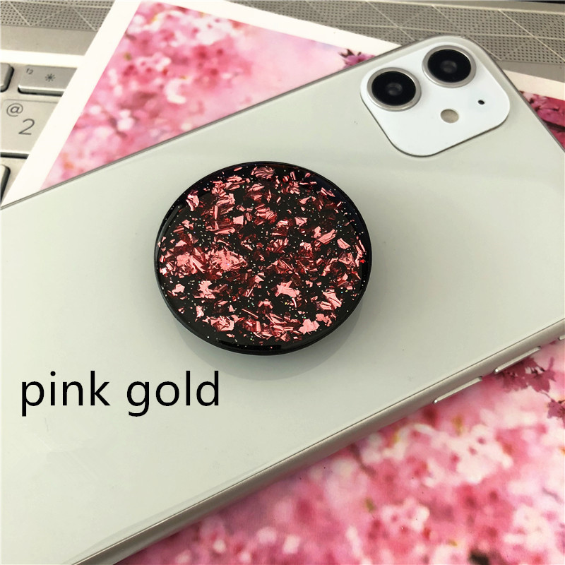 Universal Solid Color Round Airbag Bracket Expanding Stand Grip Mobile Phone Finger Holder For iPhone Huawei Contraction Bracket
