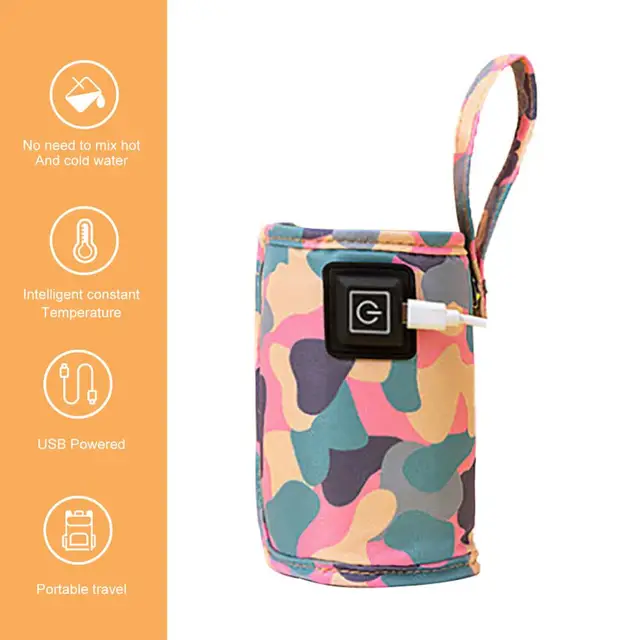 USB Milk Water Warmer Travel Stroller Insulated Bag Baby Nursing Bottle  Heater Safe Kids Supplies for Outdoor Winter - AliExpress