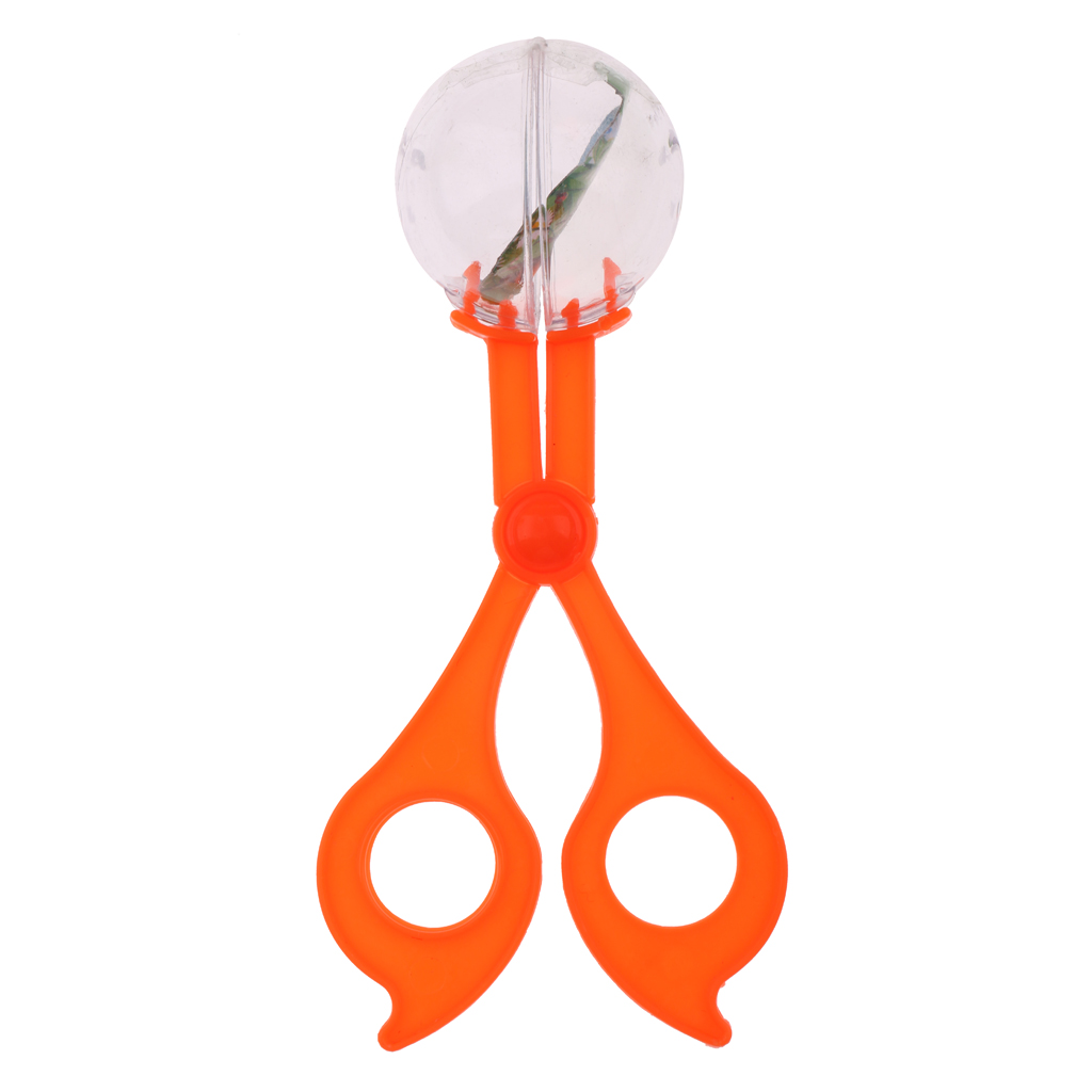 14.5cm Reptile Terrarium Spider Cricket Insects Catch Clamp Anti Bug Trap Aquarium Litter Feeding Cleaning Tools Random Color