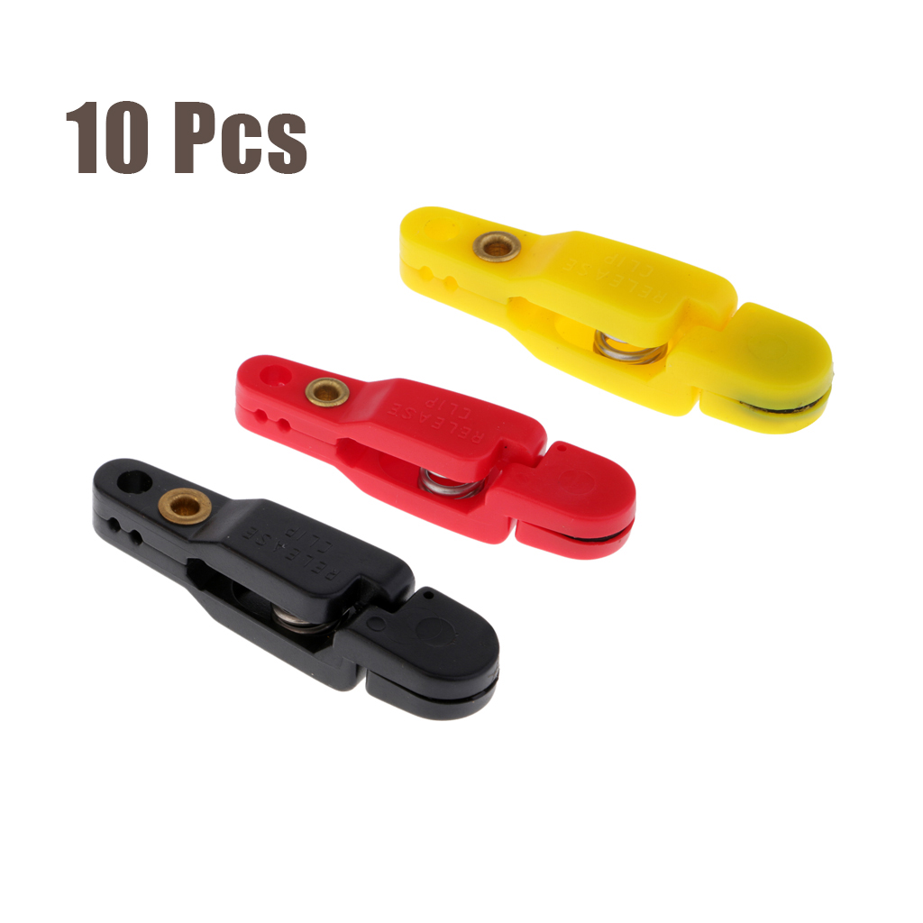 10pcs Snap Release Clips for Kites Planer Board Downrigger Trolling Fishing