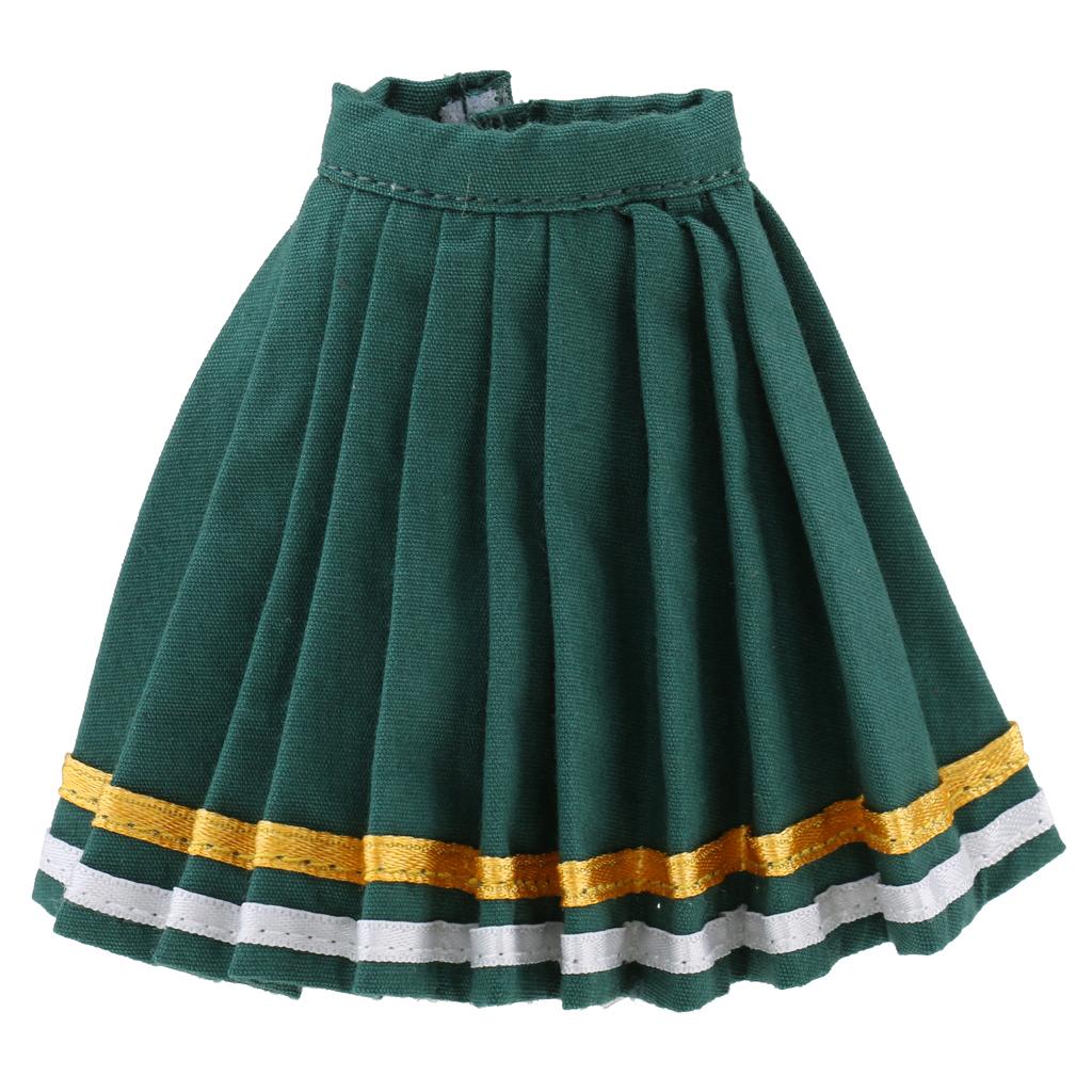 Classic Plaid/Striped Pleated Skirt for 12inch Blythe Pullip Azone Dolls Clothes