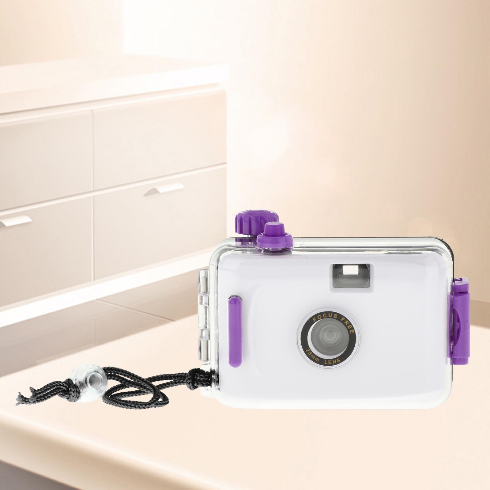 PP Portable Underwater Waterproof Mini Camera Film Camera 35mm Film Accessories Parts for Photography Travel Holiday Activities
