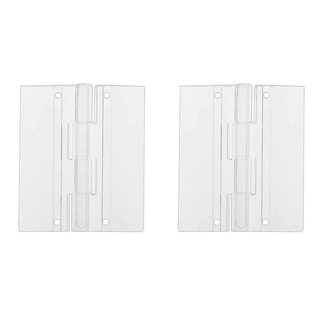 45x38mm Clear Acrylic Plastic Folding Door Piano     Pack of 2