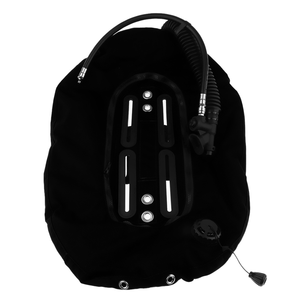 Snorkeling Diving Donut Wing with Single Tank BCD Buoyancy Compensators Black