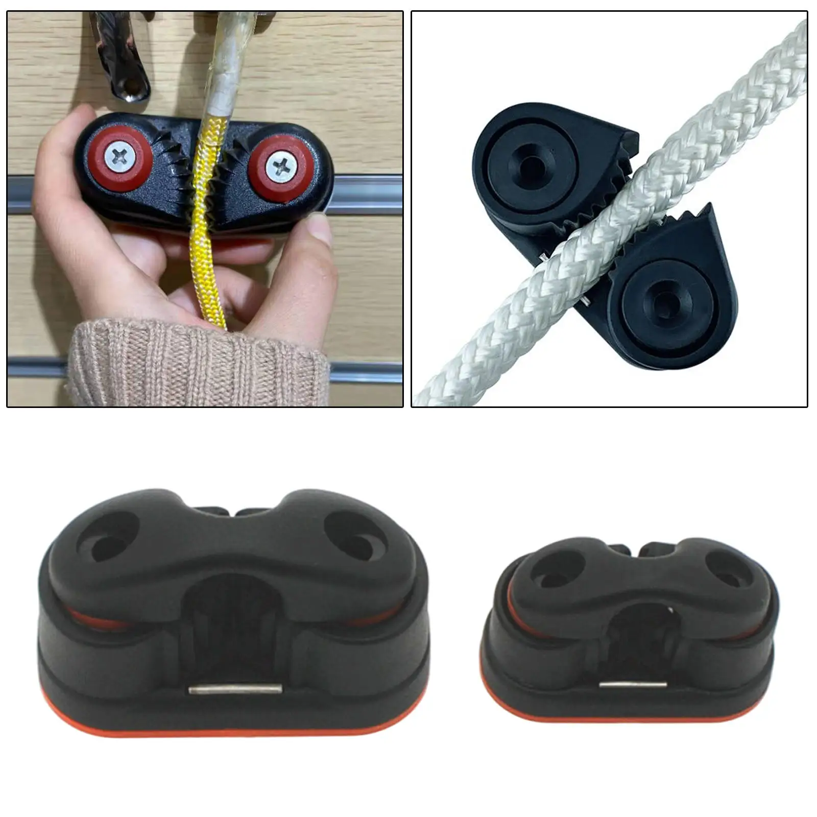 Ball Bearing cam Cleat Sailboat Ball Bearing cam Cleat Sailboat Fast Entry Rope Wire Fairlead Marine Boat Kayak Canoe Dinghy