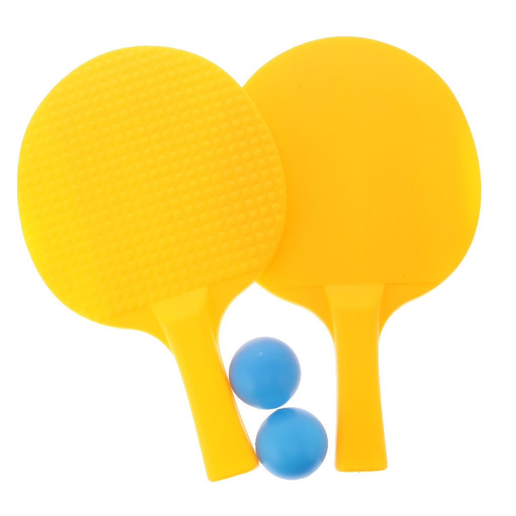 Kids Table Tennis  Pong Ball Toy Play Set 2 Racket Paddle Bat & 2 Balls