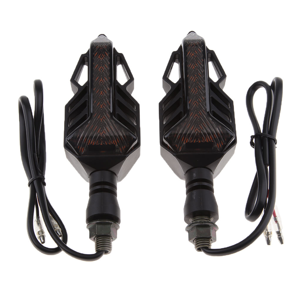 2x 12V Integrated LED Brake Light & Turn Signals Indicator Light Blinker Lamp for Motorcycles Dirt Pit Bike