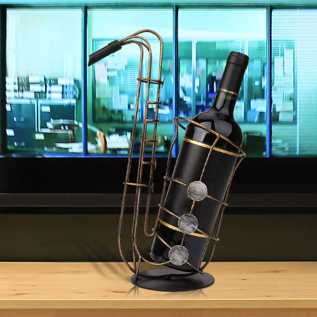 Saxophone discount wine holder