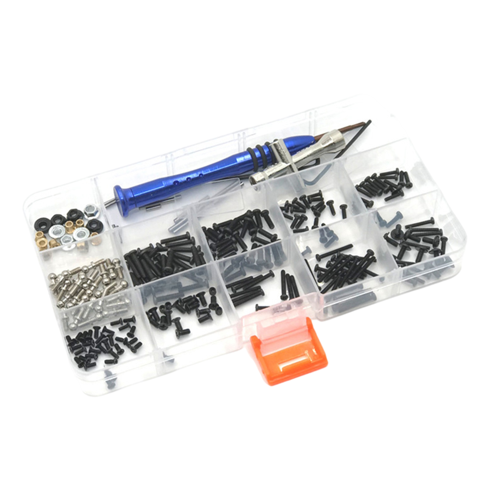 RC Screw Kit Tool Assortment Set for WLtoys 1:18 Scale A959 A969 A979 RC Crawler Car Accessory with Screwdriver