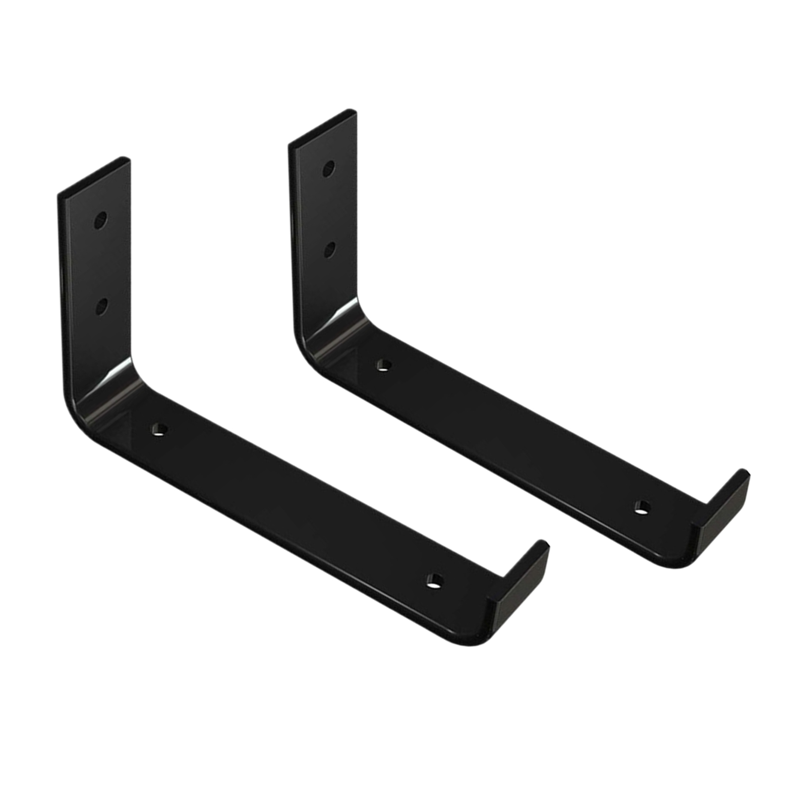 Rustic L-shaped Iron Shelf Brackets for Shelves Heavy Duty Art Triangle Wall Bracket Support Farmhouse Wall Mount Kitchen Office