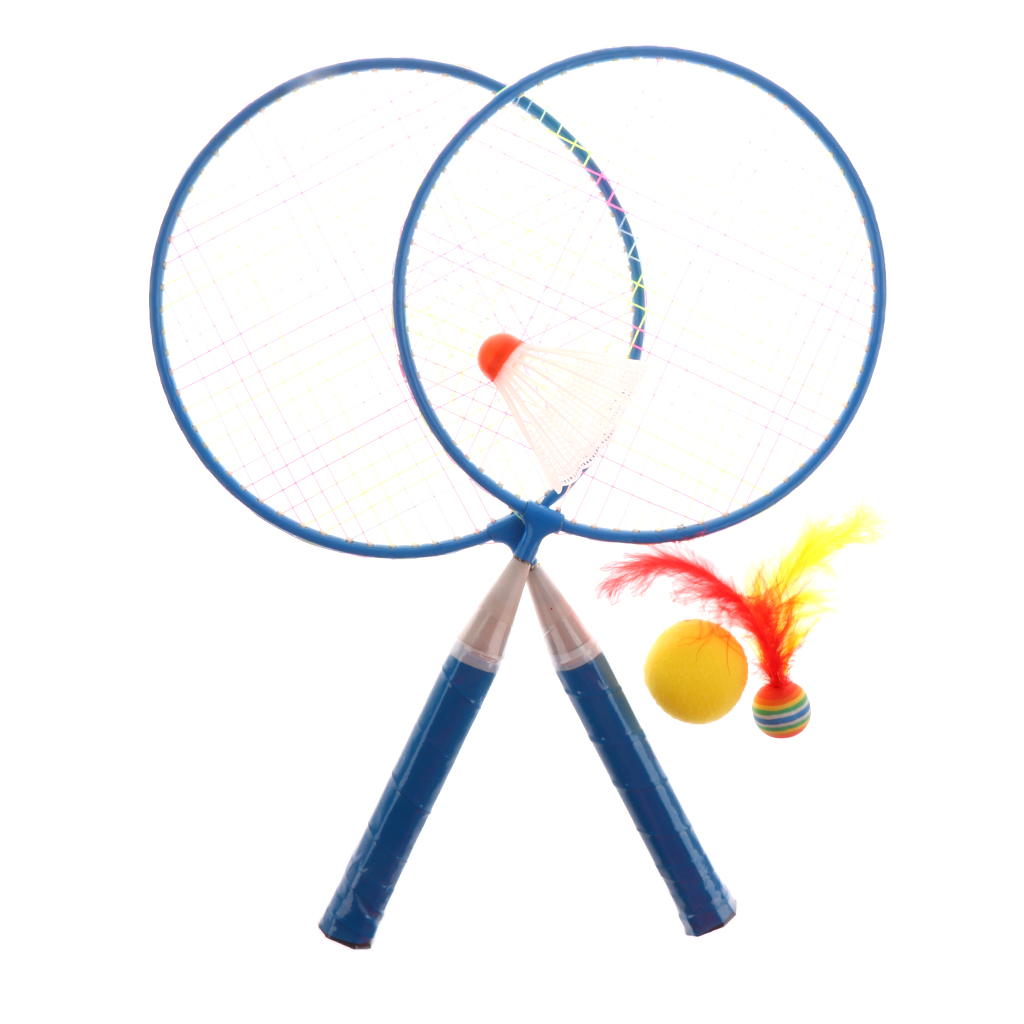 Kids Child Mini Badminton Tennis Rackets Birdie Whole Set Outdoor Indoor Sport Game Toys