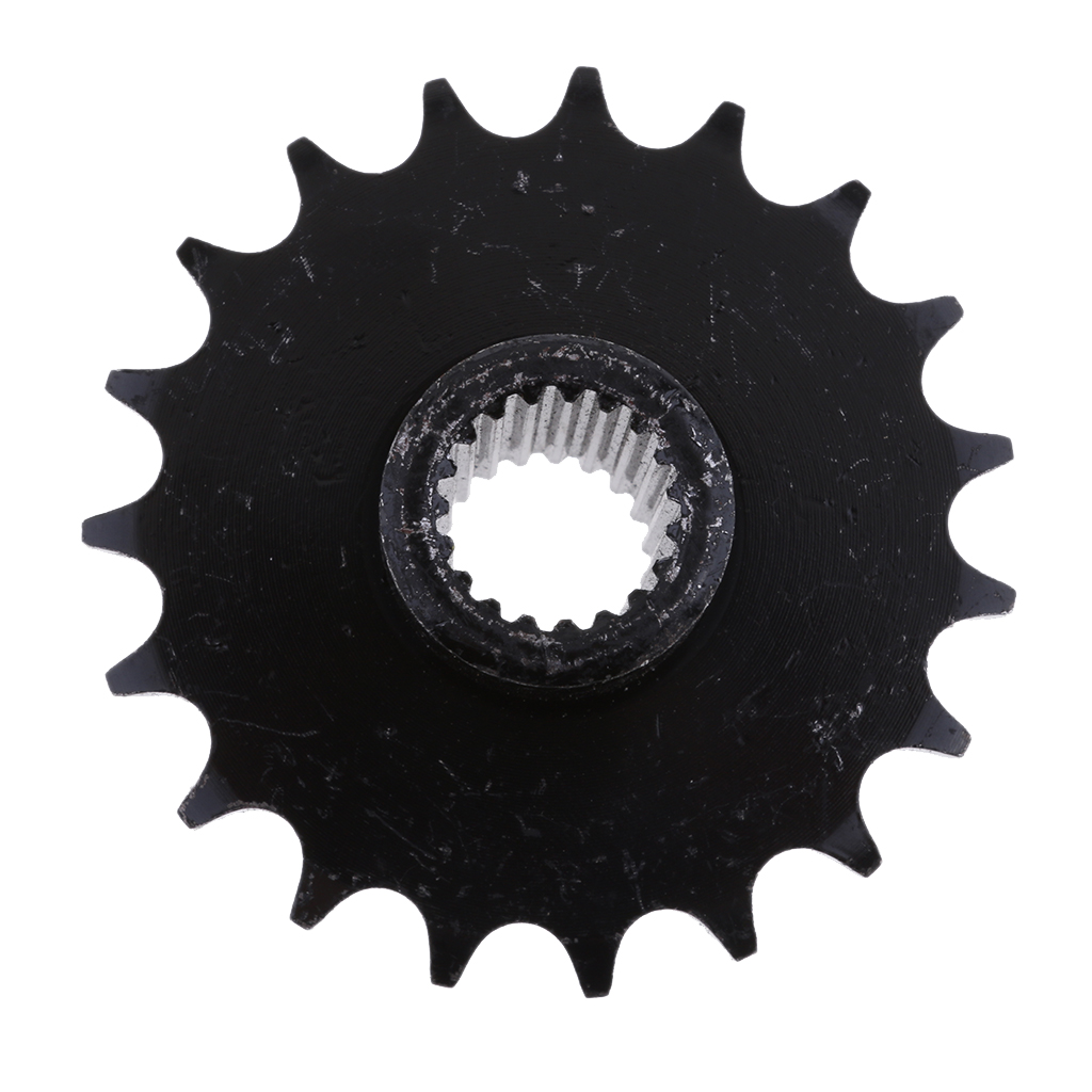 19 Teeth 428 Front Chain Sprocket Cog Gy6 125 150cc Quad Dirt Bike ATV Buggy Metal 19T Rear Sprocket Cog for 428 Chain Black