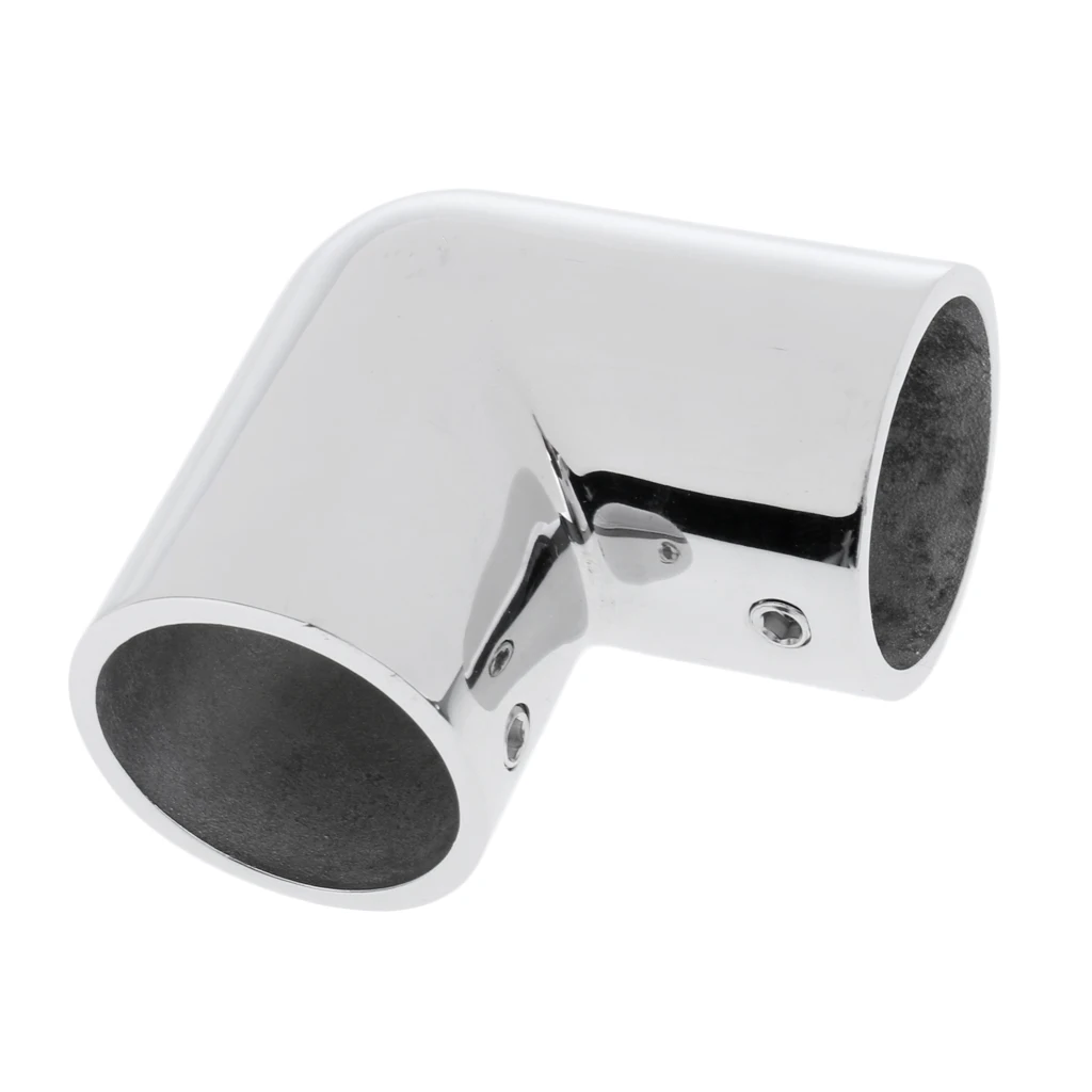 Premium Mirror Polished Marine Grade 316 Stainless Steel Boat Hand Rail Fitting Elbow Tube - Choice of Size